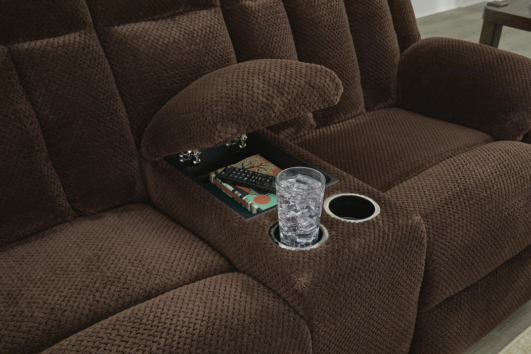 Five Star Furniture - Observation Power Reclining Loveseat with Console
