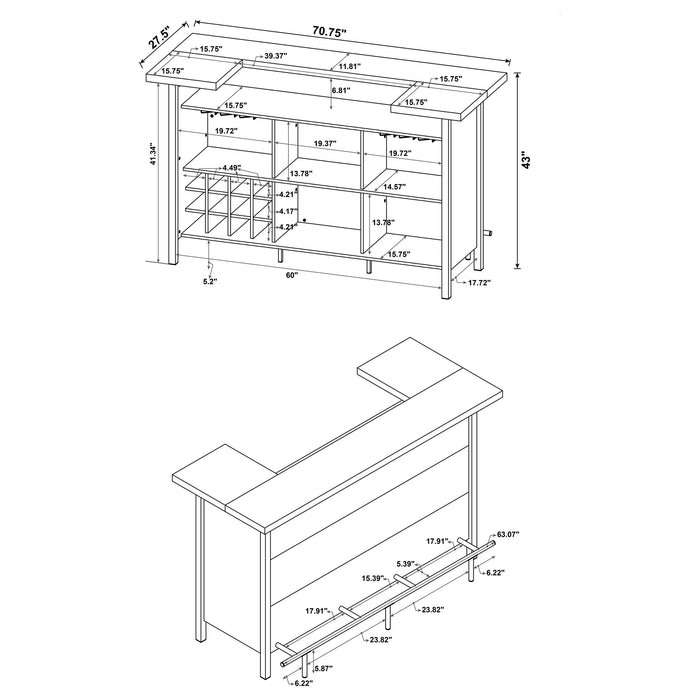Five Star Furniture - Bellemore Home Bar