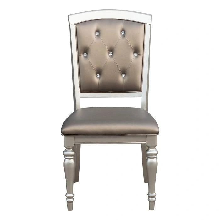 Five Star Furniture - Orsina Side Chair in Silver (Set of 2)