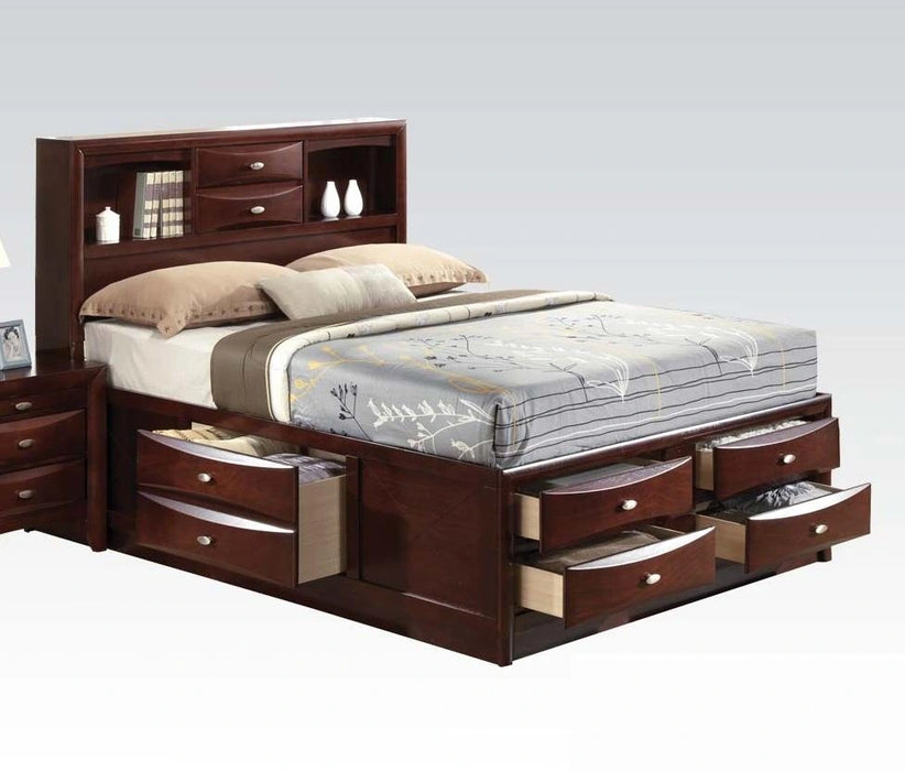 Five Star Furniture - Acme Ireland Queen Storage Bed in Brown 21600Q