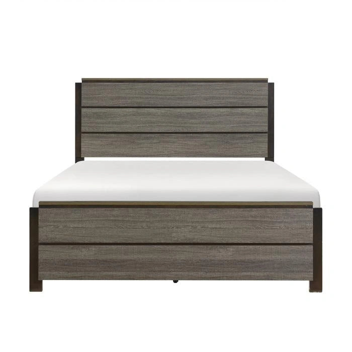 Five Star Furniture - Vestavia Queen Panel Bed in Gray 1936-1