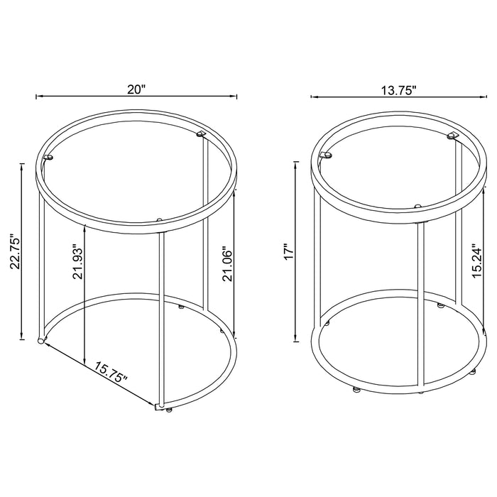 Five Star Furniture - Maylin Nesting Table Set