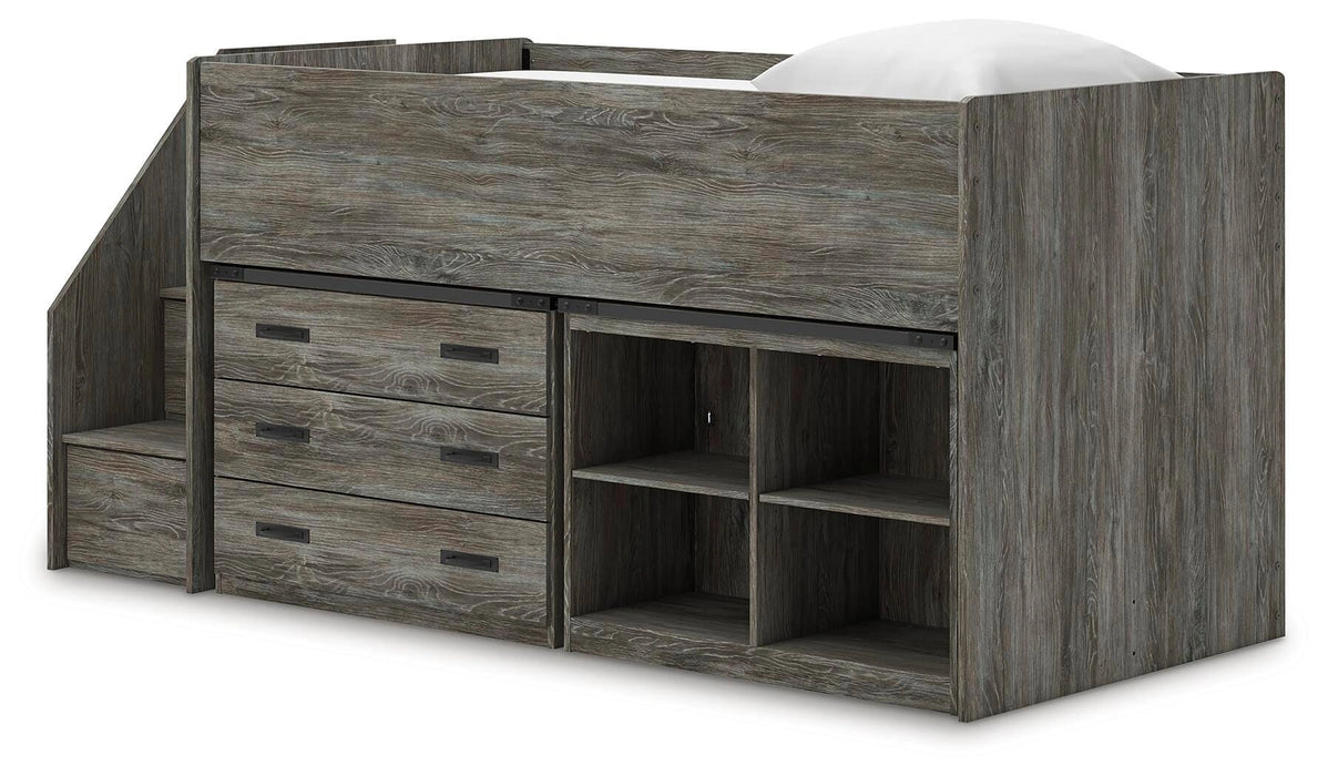 Five Star Furniture - Frandern Loft Bed with Bookcase and Drawer Storage