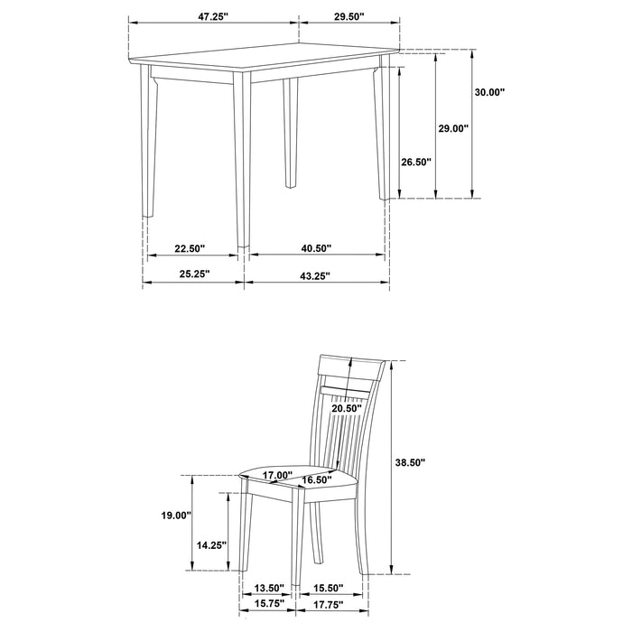 Five Star Furniture - Robles Dining Set