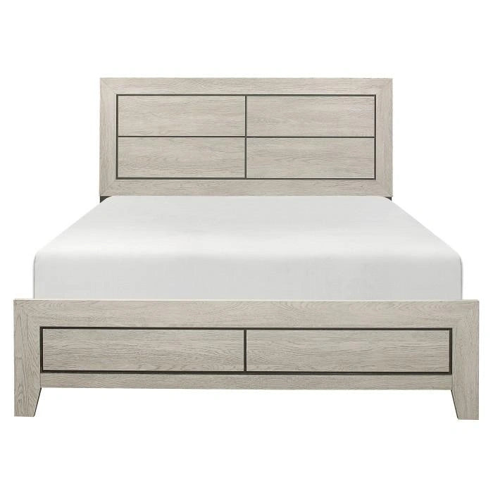 Five Star Furniture - Quinby Full Panel Bed in Light Brown 1525F-1