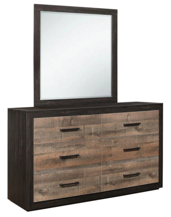 Five Star Furniture - Miter Dresser in Rustin Mahogany & Dark Ebony 1762-5