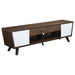 Five Star Furniture - Alvin 2-drawer TV Console Dark Walnut and Glossy White image