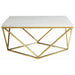 Five Star Furniture - Meryl Square Coffee Table White and Gold image