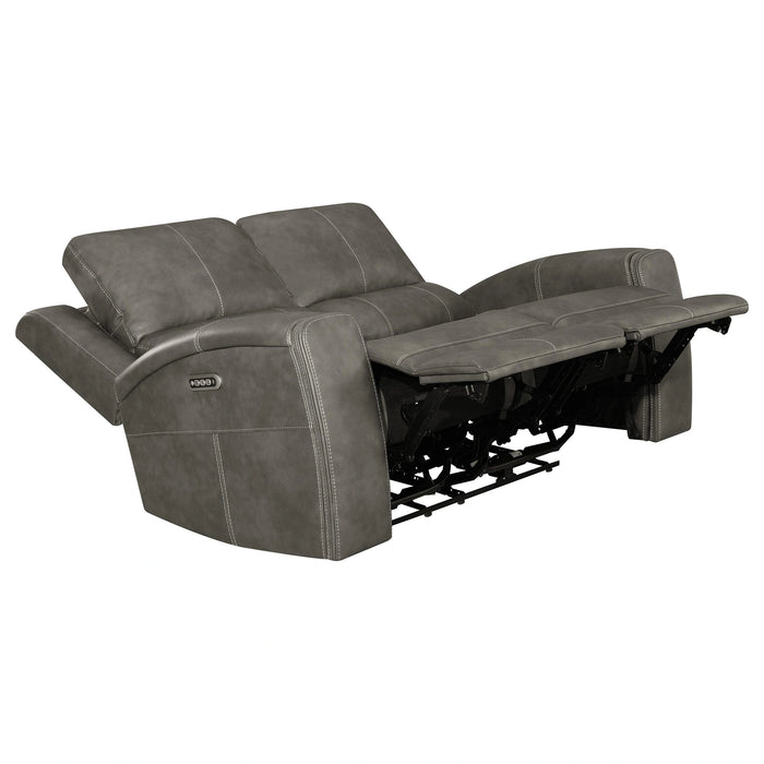 Five Star Furniture - Brickston Triple Power Reclining Loveseat