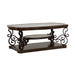 Five Star Furniture - Laney Coffee Table Deep Merlot and Clear image