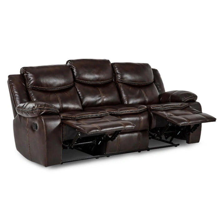 Five Star Furniture - Bastrop Double Reclining Sofa in Brown 8230BRW-3