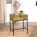 Five Star Furniture - Stephie 1-drawer Rectangular End Table Honey Brown image