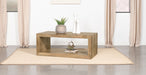 Five Star Furniture - Benton Rectangular Solid Wood Coffee Table Natural image