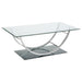 Five Star Furniture - Danville U-shaped Coffee Table Chrome image