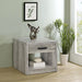 Five Star Furniture - Felix 1-drawer Square Engineered Wood End Table Grey Driftwood image