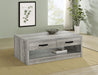 Five Star Furniture - Felix 2-drawer Rectangular Engineered Wood Coffee Table Grey Driftwood image