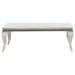 Five Star Furniture - Luna Rectangle Coffee Table White and Chrome image