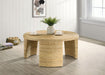 Five Star Furniture - Artina Woven Rattan Round Coffee Table Natural Brown image