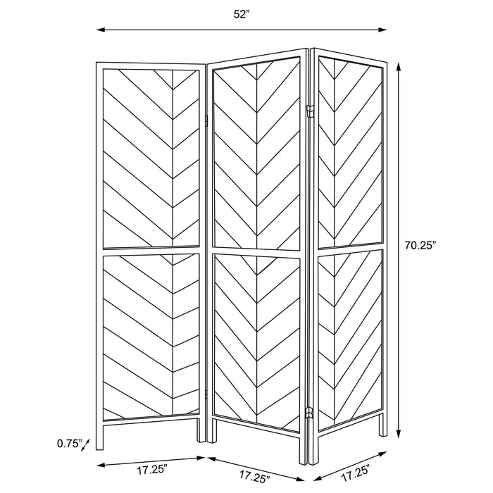 Five Star Furniture - Marlene Three-Panel Room Divider