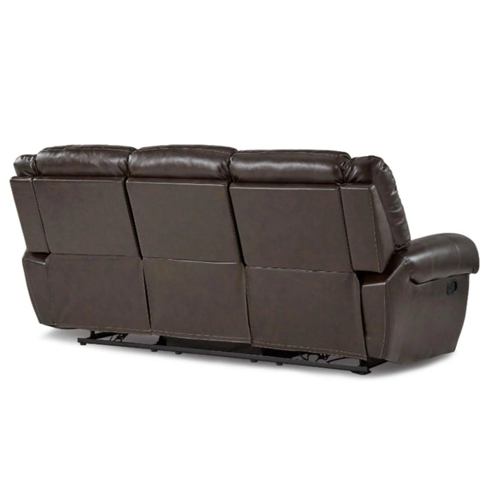 Five Star Furniture - Center Hill Double Reclining Sofa in Dark Brown 9668BRW-3