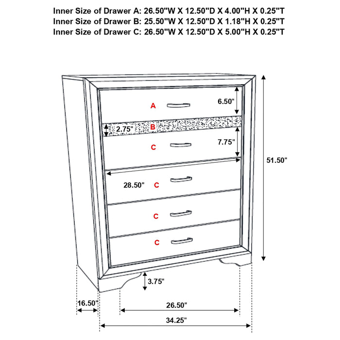 Five Star Furniture - Miranda Chest of Drawers