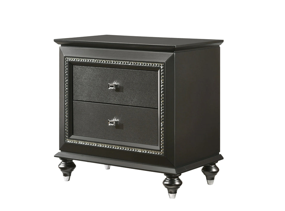 Five Star Furniture - Kaitlyn Metallic Gray Nightstand