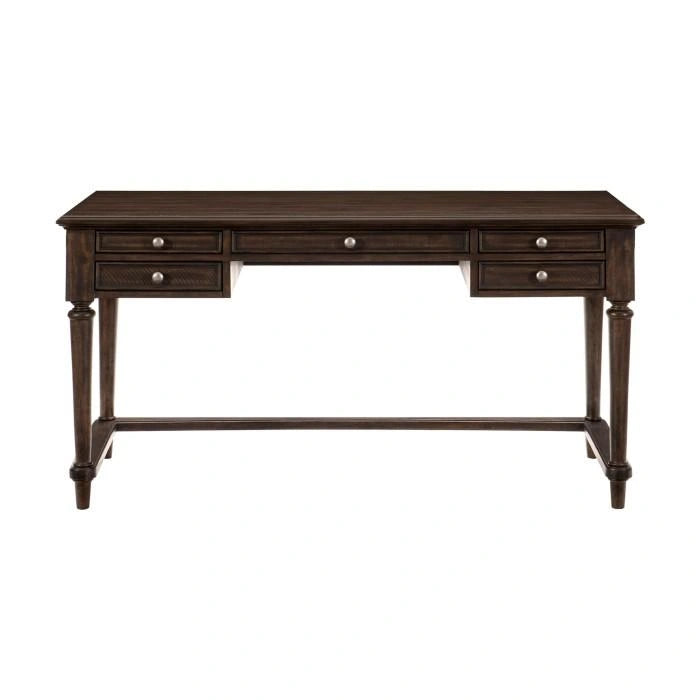Five Star Furniture - Cardano Writing Desk w/ 3 Working Drawers in Charcoal 1689-16