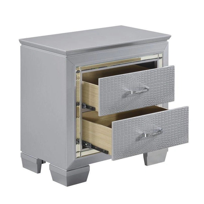 Five Star Furniture - Allura Nightstand in Silver 1916-4
