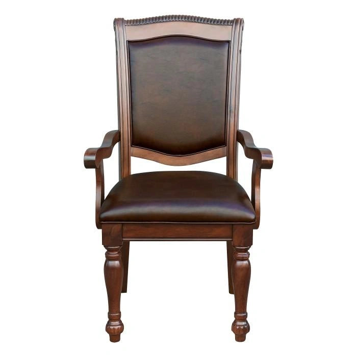 Five Star Furniture - Lordsburg Arm Chair in Brown Cherry (Set of 2)