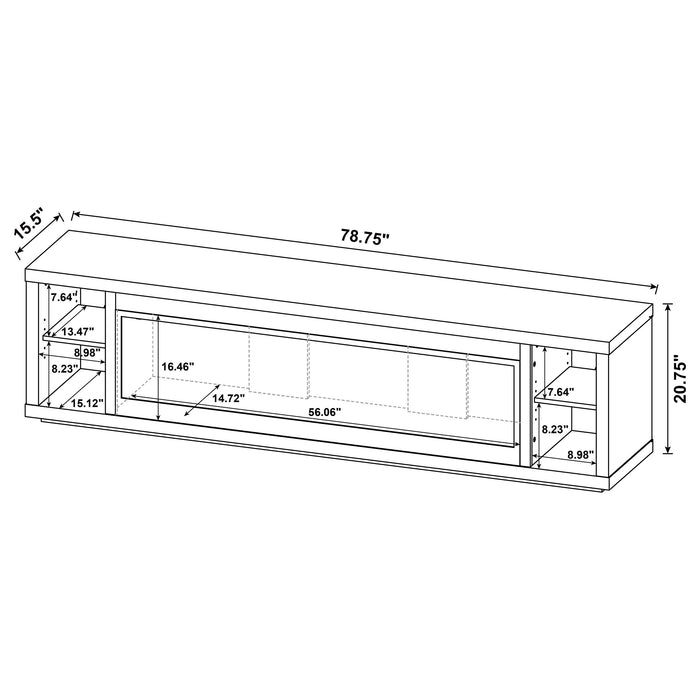 Five Star Furniture - Deiter TV Stand Fireplace Console