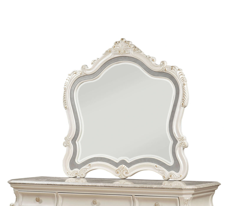 Five Star Furniture - Chantelle Pearl White Mirror