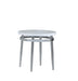 Five Star Furniture - Avilla Round End Table White and Chrome image