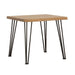 Five Star Furniture - Zander End Table with Hairpin Leg Natural and Matte Black image