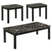 Five Star Furniture - Darius Faux Marble Rectangle 3-piece Occasional Table Set Black image