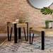 Five Star Furniture - Winston Wooden Square Top End Table Natural and Matte Black image