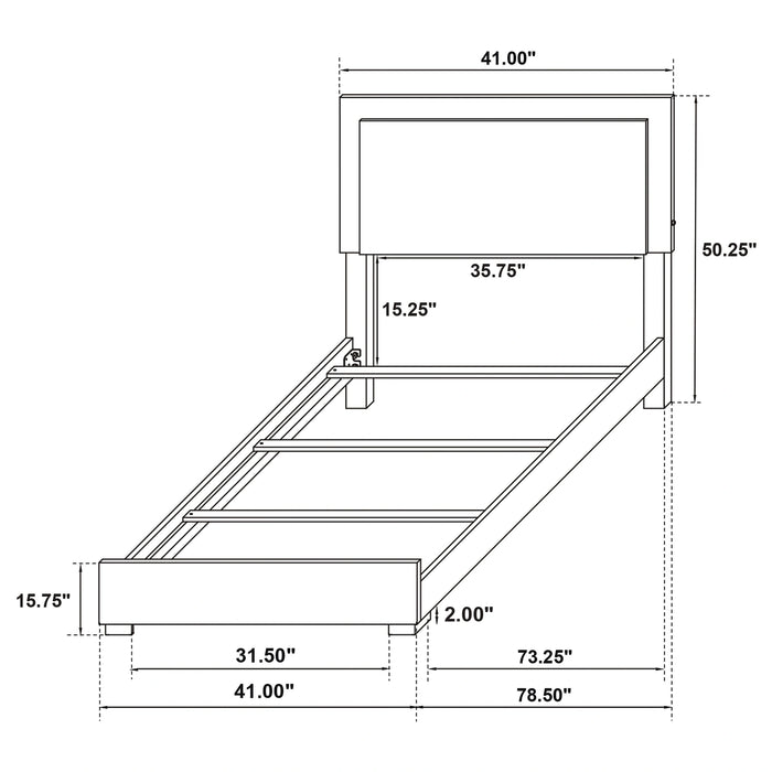 Five Star Furniture - Marceline Panel Bed with LED Lighting