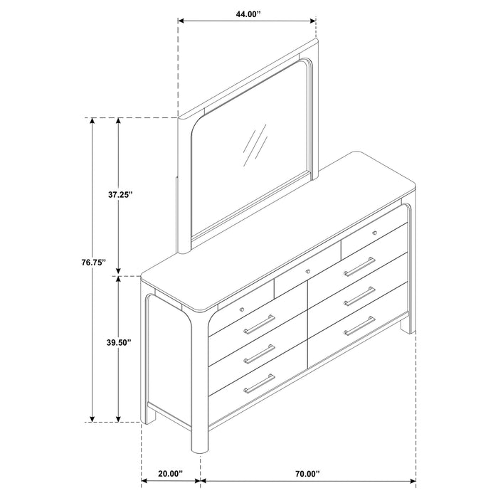 Five Star Furniture - Solano Dresser with Mirror
