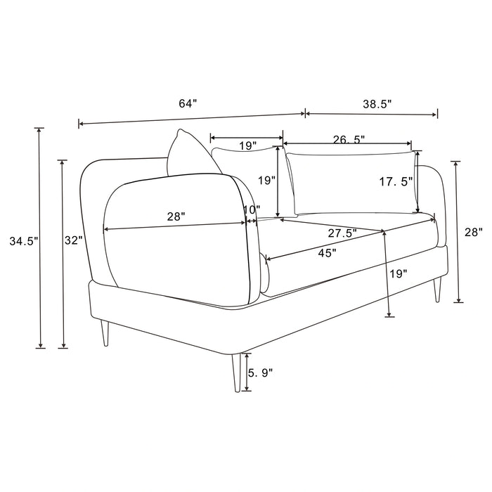 Five Star Furniture - Jade Loveseat