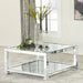 Five Star Furniture - Valentina Rectangular Coffee Table with Glass Top Mirror image