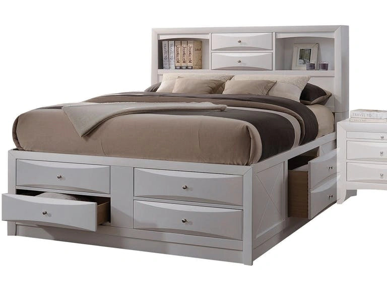 Five Star Furniture - Acme Ireland Full Storage Bed in White 21710F