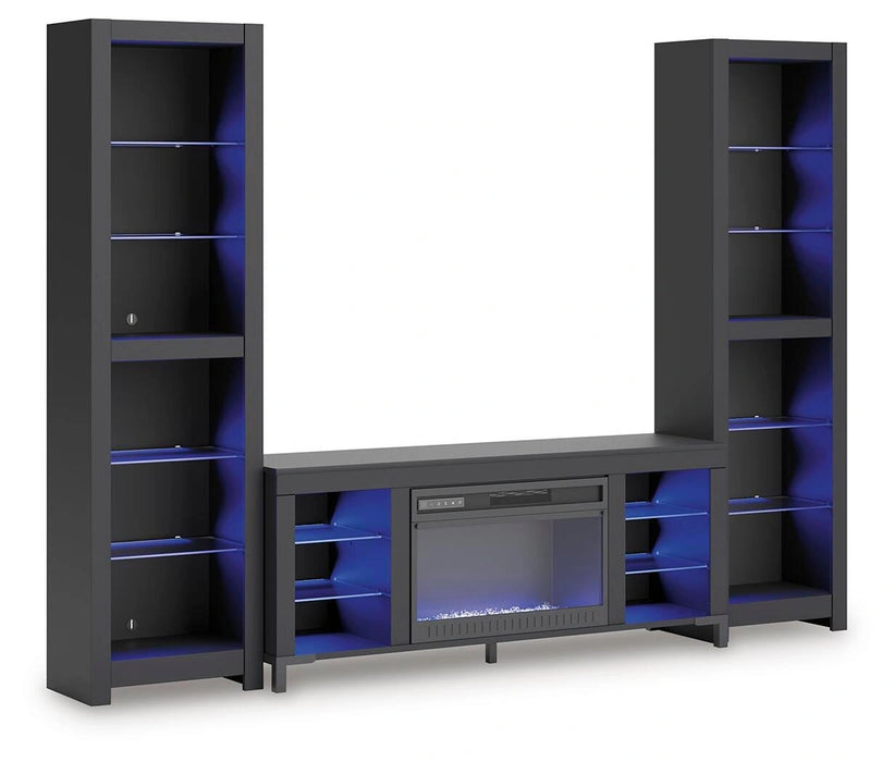 Five Star Furniture - Cayberry Entertainment Center with Electric Fireplace