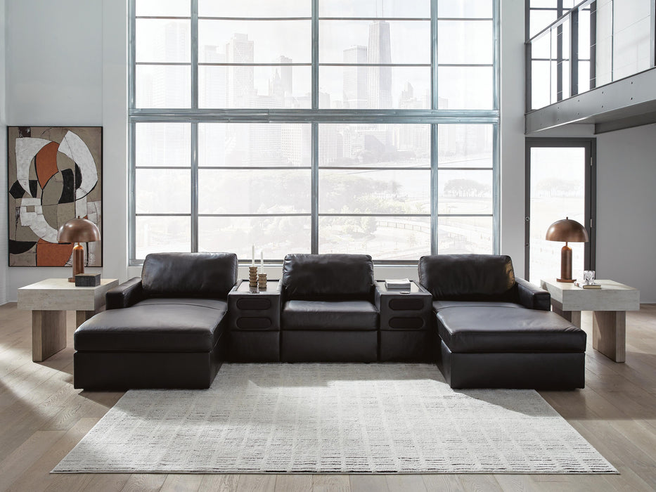 Five Star Furniture - Modmax II Double Chaise Sectional with Audio Consoles
