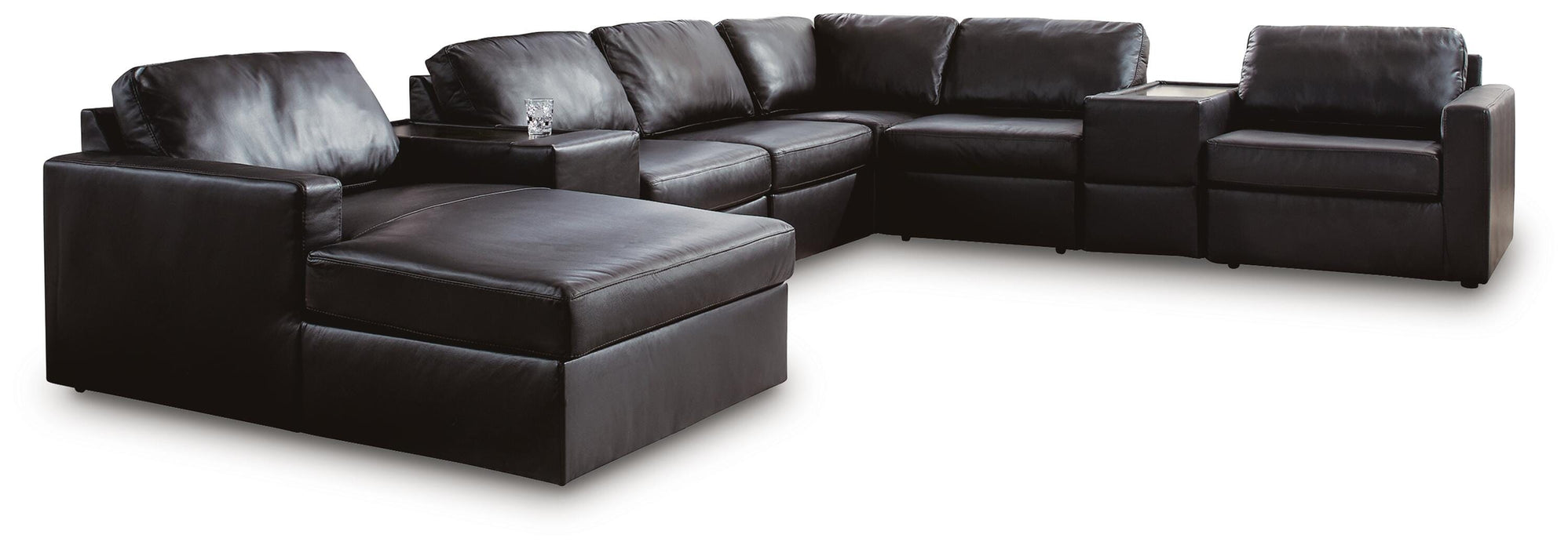 Five Star Furniture - Modmax II Sectional with Chaise and Storage Consoles
