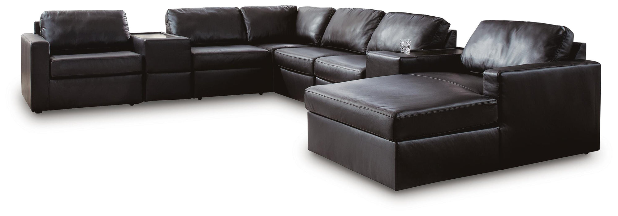 Five Star Furniture - Modmax II Sectional with Chaise and Storage Consoles