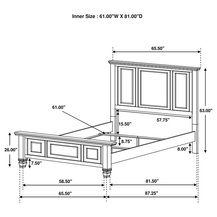 Five Star Furniture - Sandy Beach Bedroom Set
