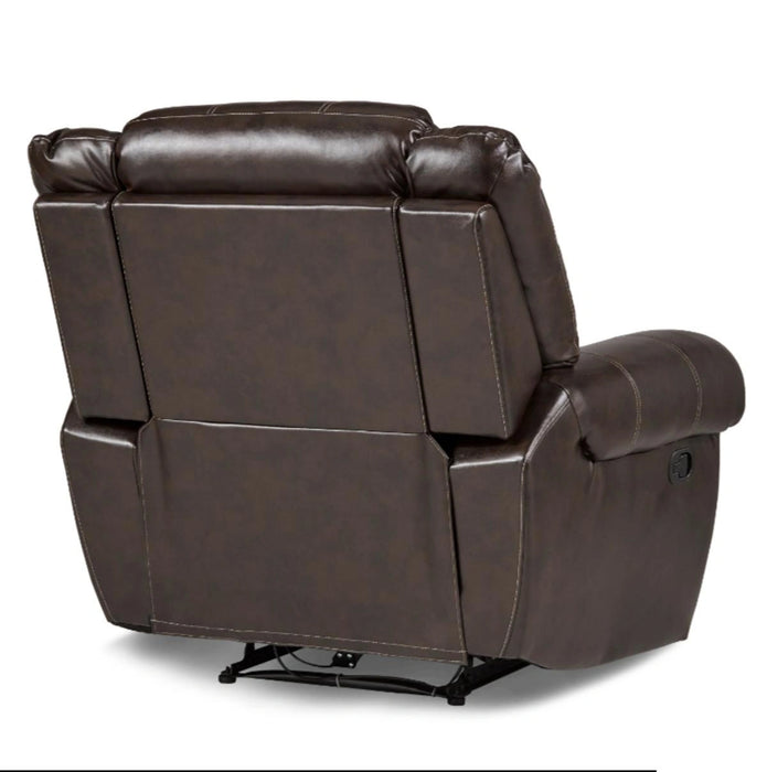 Five Star Furniture - Center Hill Glider Reclining Chair in Dark Brown 9668BRW-1