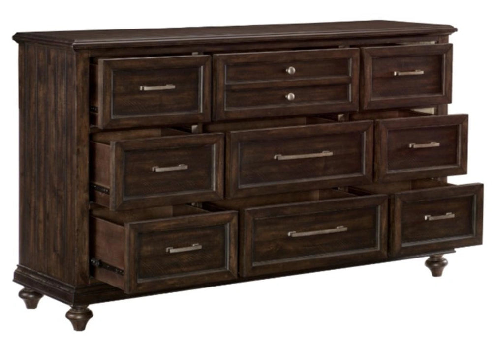Five Star Furniture - Cardona Dresser in Driftwood Charcoal 1689-5
