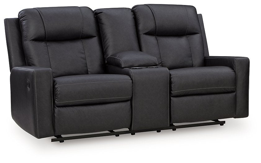 Five Star Furniture - Mackmenville Reclining Loveseat with Console
