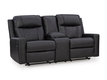 Five Star Furniture - Mackmenville Reclining Loveseat with Console