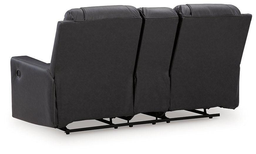 Five Star Furniture - Mackmenville Reclining Loveseat with Console